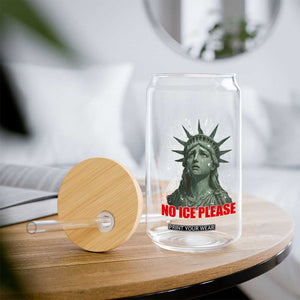 No Ice Please Glass Can Statue of Liberty Crying Anti ICE Deportation Human Rights TS14 Print Your Wear