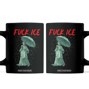 Statue of Liberty Crying Anti ICE Protest Meme Coffee Mug TS14 Black Print Your Wear