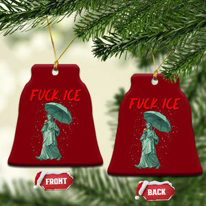 Statue of Liberty Crying Anti ICE Protest Meme Ceramic Ornament TS14 Print Your Wear