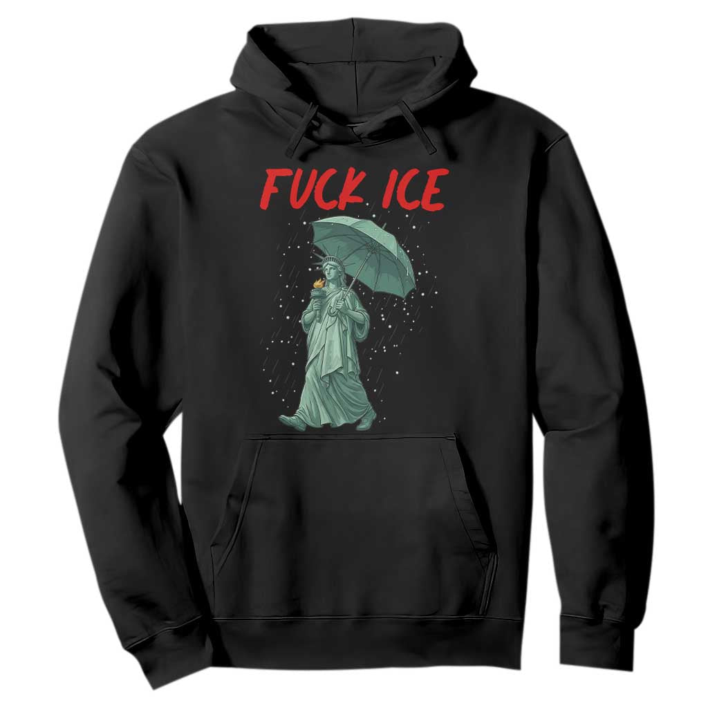 Statue of Liberty Crying Anti ICE Protest Meme Hoodie TS14 Black Print Your Wear