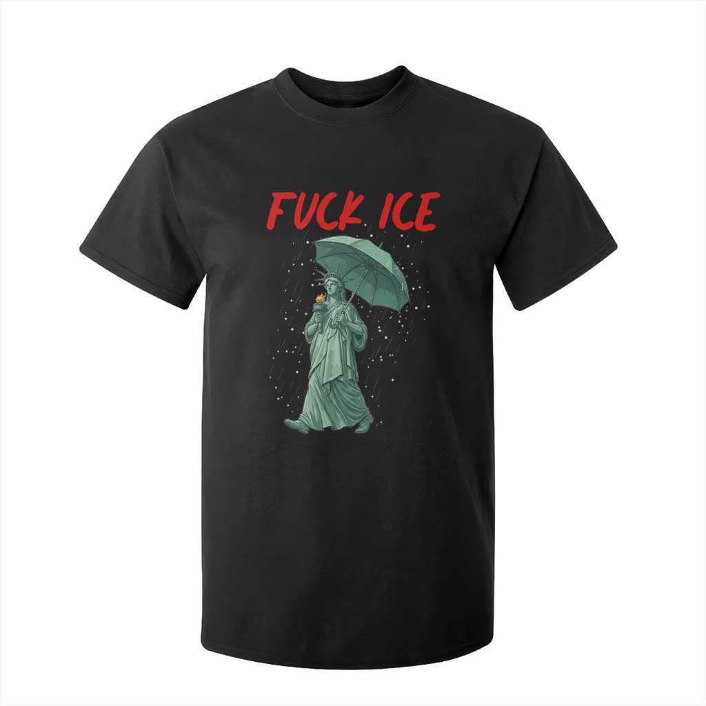 Statue of Liberty Crying Anti ICE Protest Meme T Shirt For Kid TS14 Black Print Your Wear