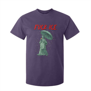 Statue of Liberty Crying Anti ICE Protest Meme T Shirt For Kid TS14 Purple Print Your Wear