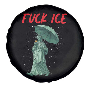 Statue of Liberty Crying Anti ICE Protest Meme Spare Tire Cover TS14 Print Your Wear