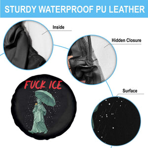 Statue of Liberty Crying Anti ICE Protest Meme Spare Tire Cover TS14 Print Your Wear