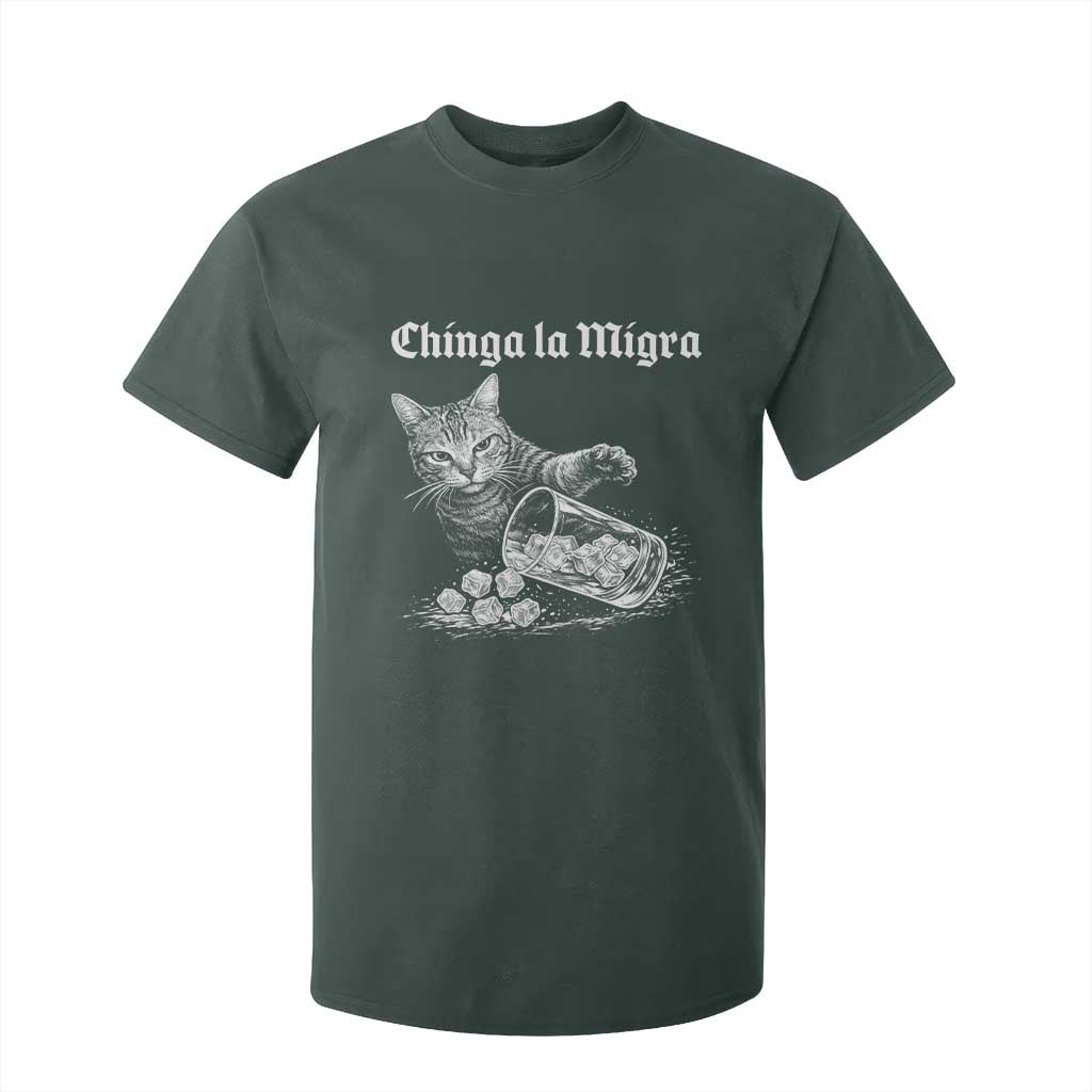 Funny Cat Anti ICE Meme T Shirt For Kid TS14 Dark Forest Green Print Your Wear