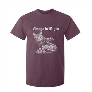 Funny Cat Anti ICE Meme T Shirt For Kid TS14 Maroon Print Your Wear