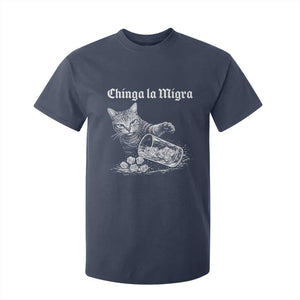 Funny Cat Anti ICE Meme T Shirt For Kid TS14 Navy Print Your Wear