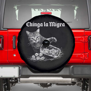 Funny Cat Anti ICE Meme Spare Tire Cover TS14 Black Print Your Wear
