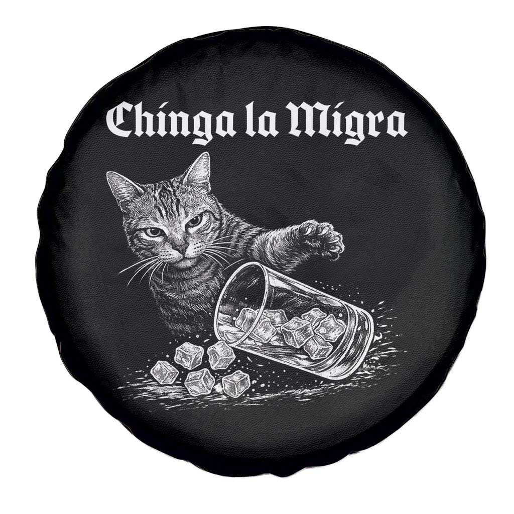 Funny Cat Anti ICE Meme Spare Tire Cover TS14 Print Your Wear