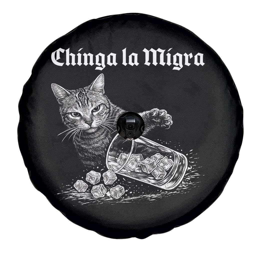 Funny Cat Anti ICE Meme Spare Tire Cover TS14 Print Your Wear