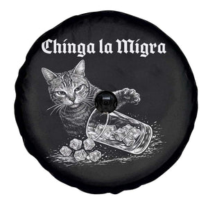 Funny Cat Anti ICE Meme Spare Tire Cover TS14 Print Your Wear