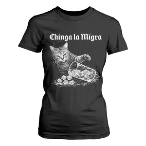 Funny Cat Anti ICE Meme T Shirt For Women TS14 Black Print Your Wear