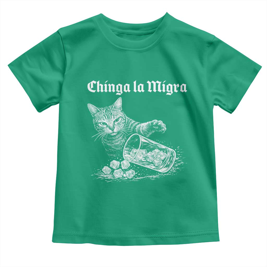 Funny Cat Anti ICE Meme Toddler T Shirt TS14 Irish Green Print Your Wear