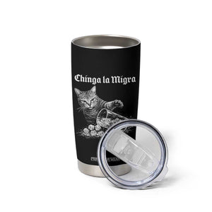 Funny Cat Anti ICE Meme Tumbler Cup TS14 Print Your Wear