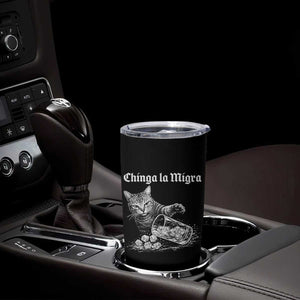 Funny Cat Anti ICE Meme Tumbler Cup TS14 Print Your Wear