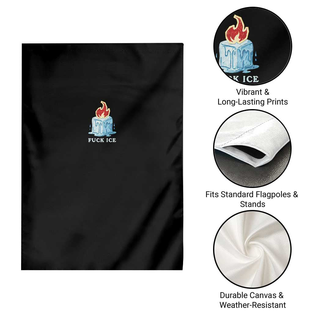 Fck Ice Garden Flag Anti ICE Immigration Deportation Human Rights Protest TS14 Print Your Wear