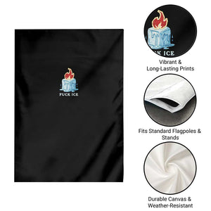 Fck Ice Garden Flag Anti ICE Immigration Deportation Human Rights Protest TS14 Print Your Wear