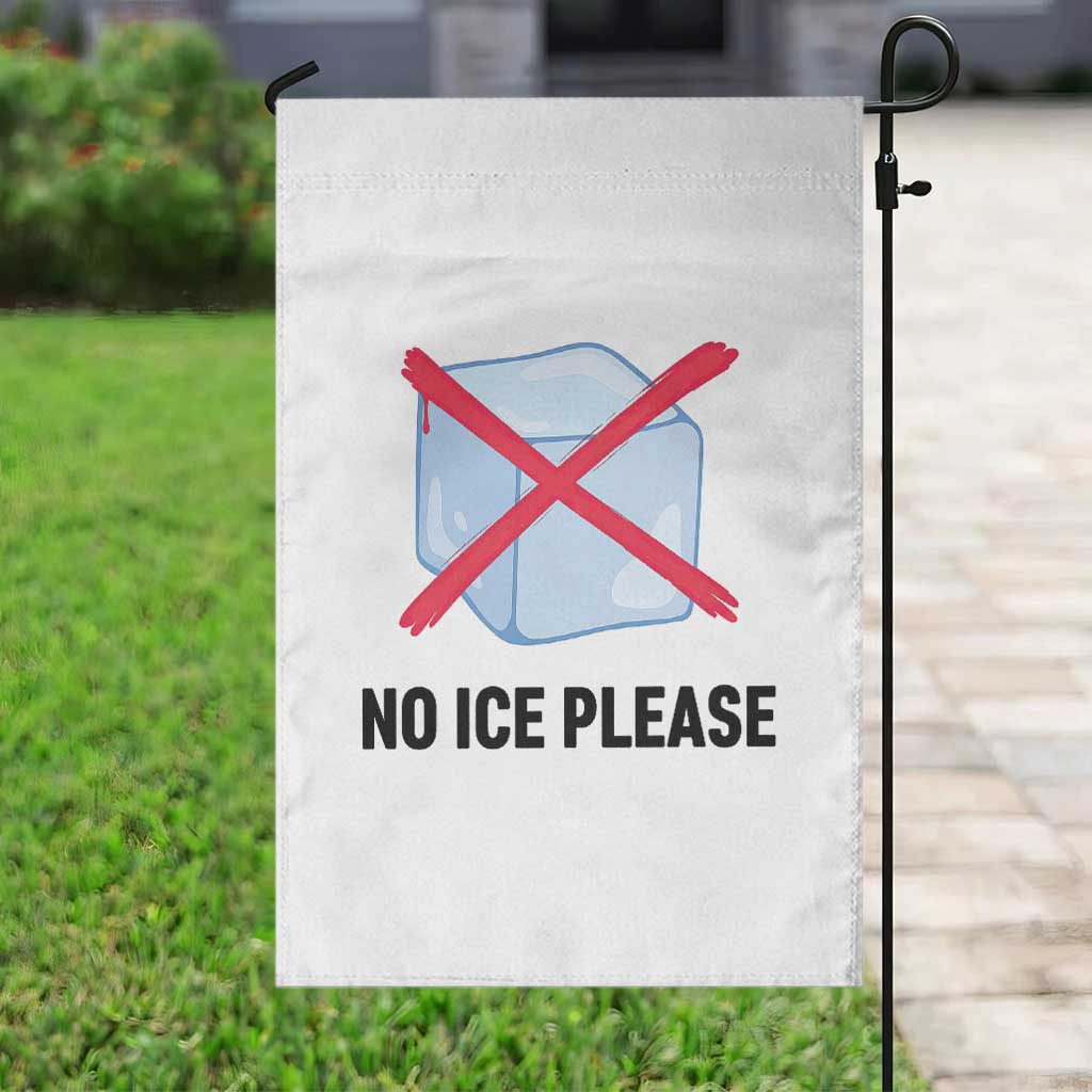 No Ice Please Garden Flag Subtle Anti ICE Deportation Human Rights TS14 Print Your Wear