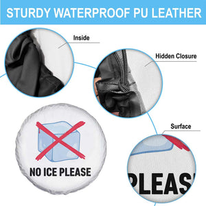 No Ice Please Spare Tire Cover Subtle Anti ICE Deportation Human Rights TS14 Print Your Wear