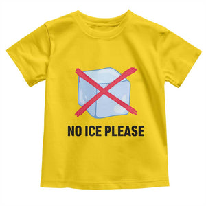 No Ice Please Toddler T Shirt Subtle Anti ICE Deportation Human Rights TS14 Daisy Print Your Wear