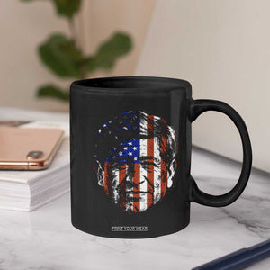 Cesar Chavez Coffee Mug Hispanic Heritage Month American Flag Portrait TS14 Print Your Wear