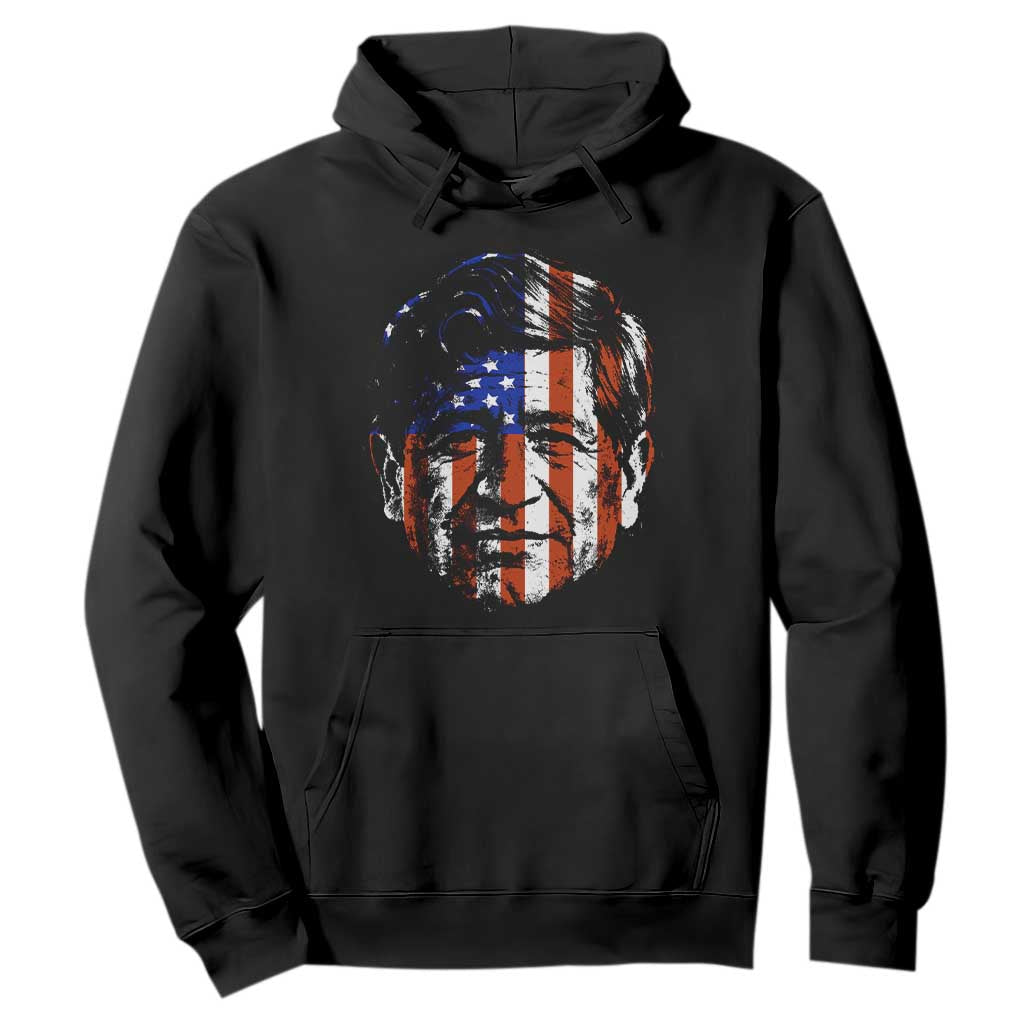 Cesar Chavez Hoodie Hispanic Heritage Month American Flag Portrait TS14 Black Print Your Wear