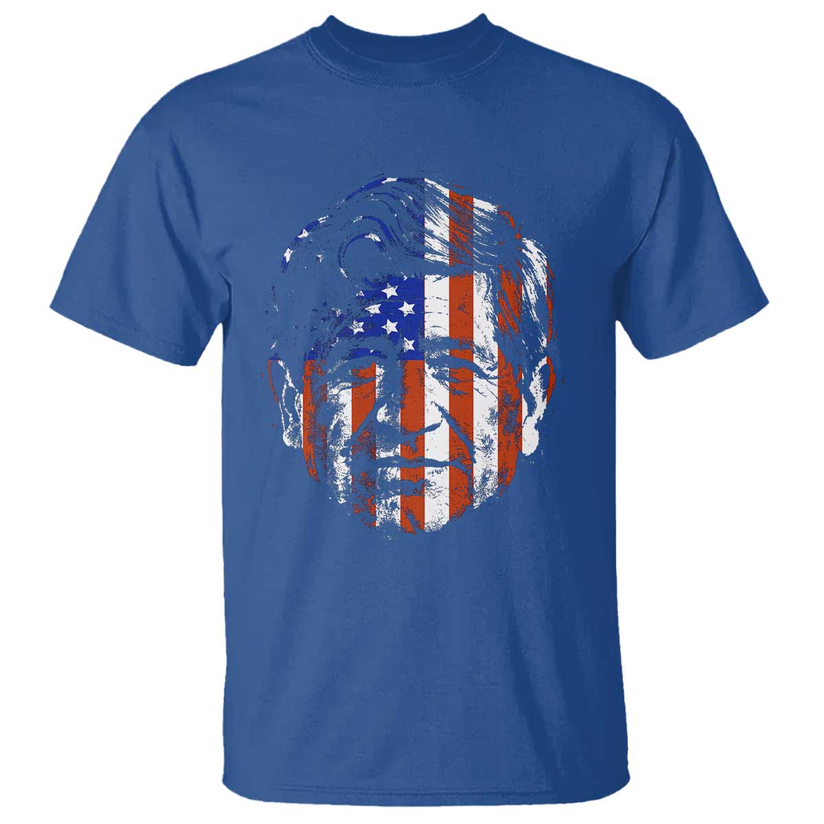 Cesar Chavez T Shirt Hispanic Heritage Month American Flag Portrait TS14 Royal Blue Print Your Wear