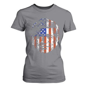 Cesar Chavez T Shirt For Women Hispanic Heritage Month American Flag Portrait TS14 Charcoal Print Your Wear