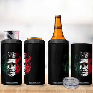 Cesar Chavez Day Mexican American Pride 4 in 1 Can Cooler Tumbler TS14 Print Your Wear