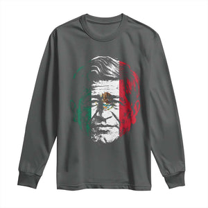 Cesar Chavez Day Mexican American Pride Long Sleeve Shirt TS14 Dark Heather Print Your Wear