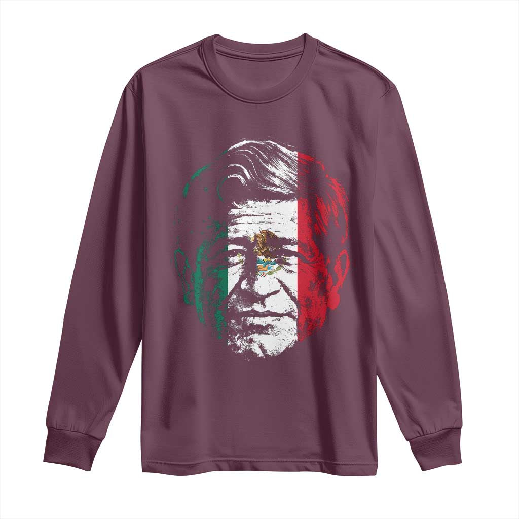 Cesar Chavez Day Mexican American Pride Long Sleeve Shirt TS14 Maroon Print Your Wear