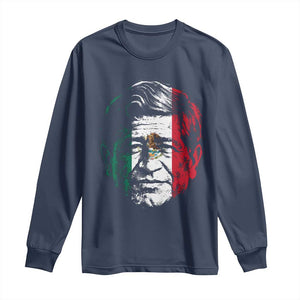 Cesar Chavez Day Mexican American Pride Long Sleeve Shirt TS14 Navy Print Your Wear