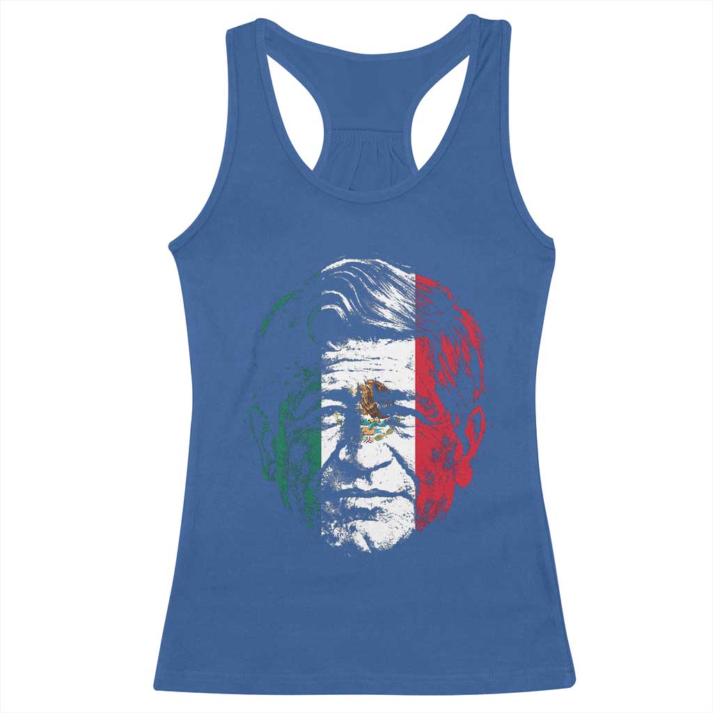 Cesar Chavez Day Mexican American Pride Racerback Tank Top TS14 Royal Blue Print Your Wear