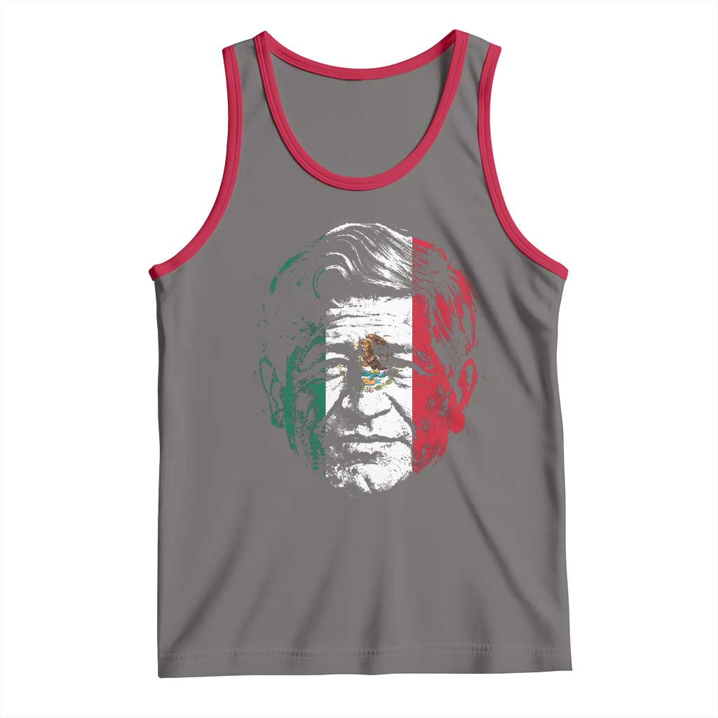 Cesar Chavez Day Mexican American Pride Tank Top TS14 Deep Heather Red Print Your Wear