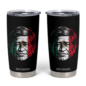 Cesar Chavez Day Mexican American Pride Tumbler Cup TS14 Black Print Your Wear