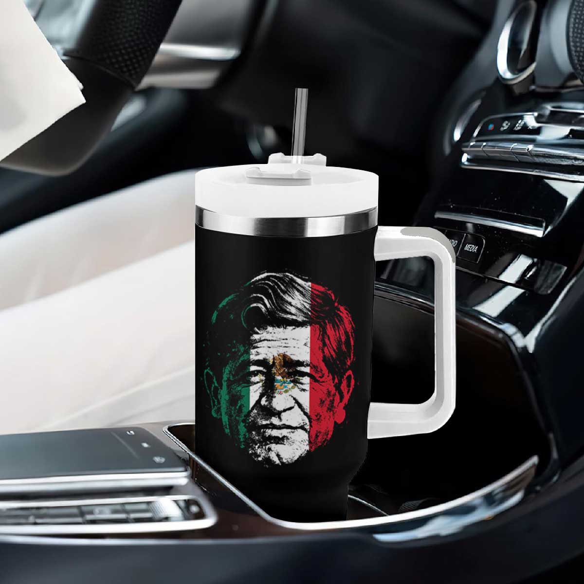 Cesar Chavez Day Mexican American Pride Tumbler With Handle TS14 Print Your Wear