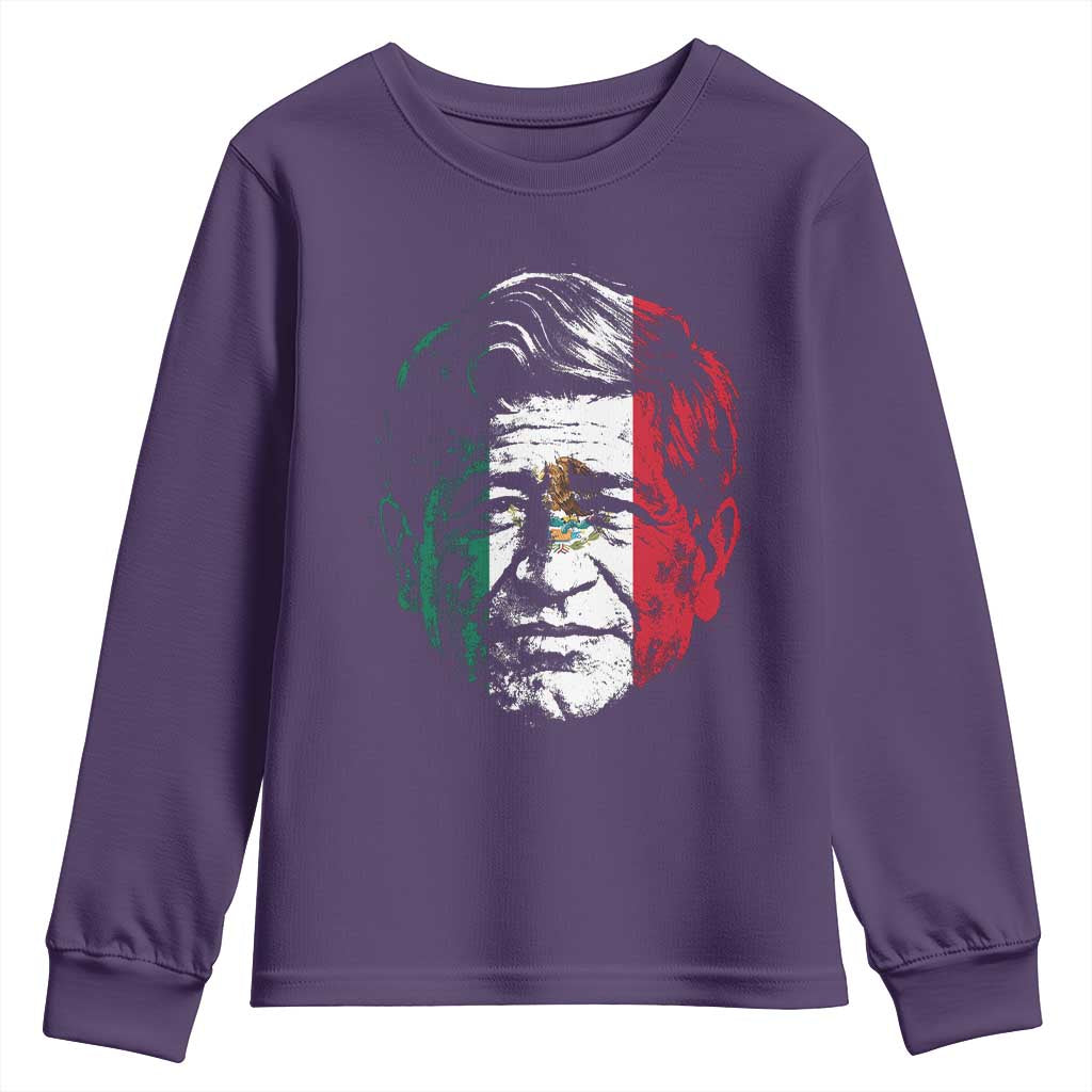 Cesar Chavez Day Mexican American Pride Youth Sweatshirt TS14 Purple Print Your Wear