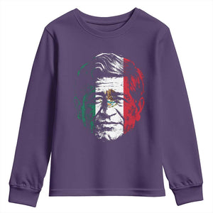 Cesar Chavez Day Mexican American Pride Youth Sweatshirt TS14 Purple Print Your Wear