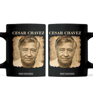 Cesar Chavez Coffee Mug Mexican American Pride Latino Heritage TS14 Black Print Your Wear
