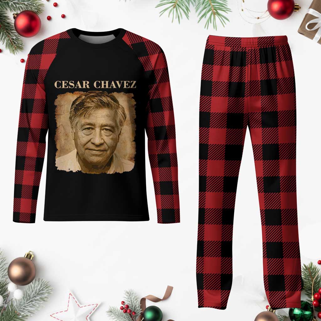 Cesar Chavez Plaid Pajama Set Mexican American Pride Latino Heritage TS14 Buffalo Plaid Print Your Wear