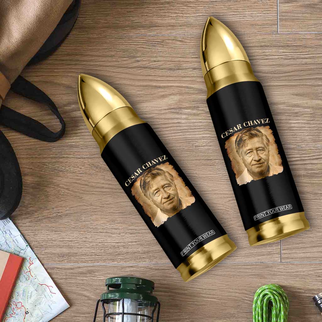 Cesar Chavez Bullet Tumbler Mexican American Pride Latino Heritage TS14 Print Your Wear