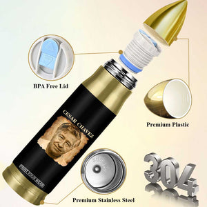 Cesar Chavez Bullet Tumbler Mexican American Pride Latino Heritage TS14 Print Your Wear