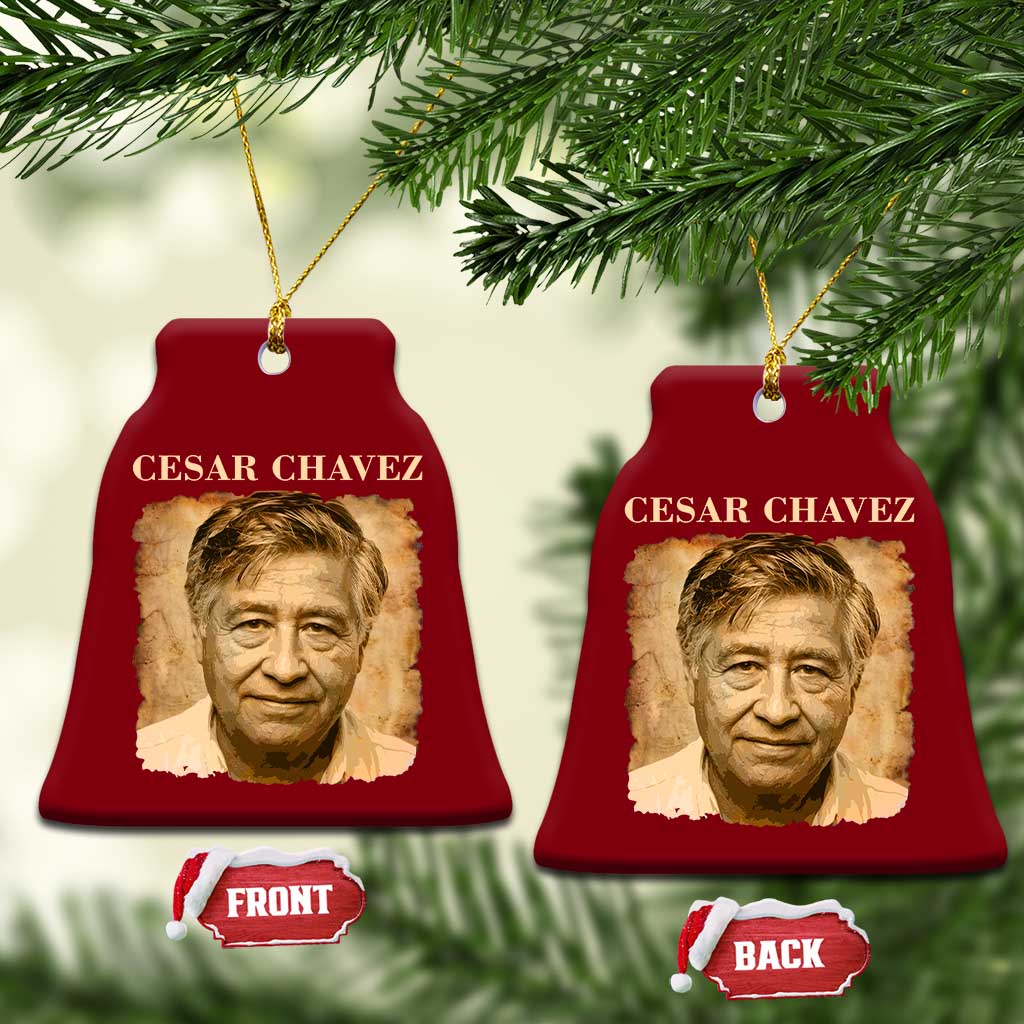 Cesar Chavez Ceramic Ornament Mexican American Pride Latino Heritage TS14 Print Your Wear
