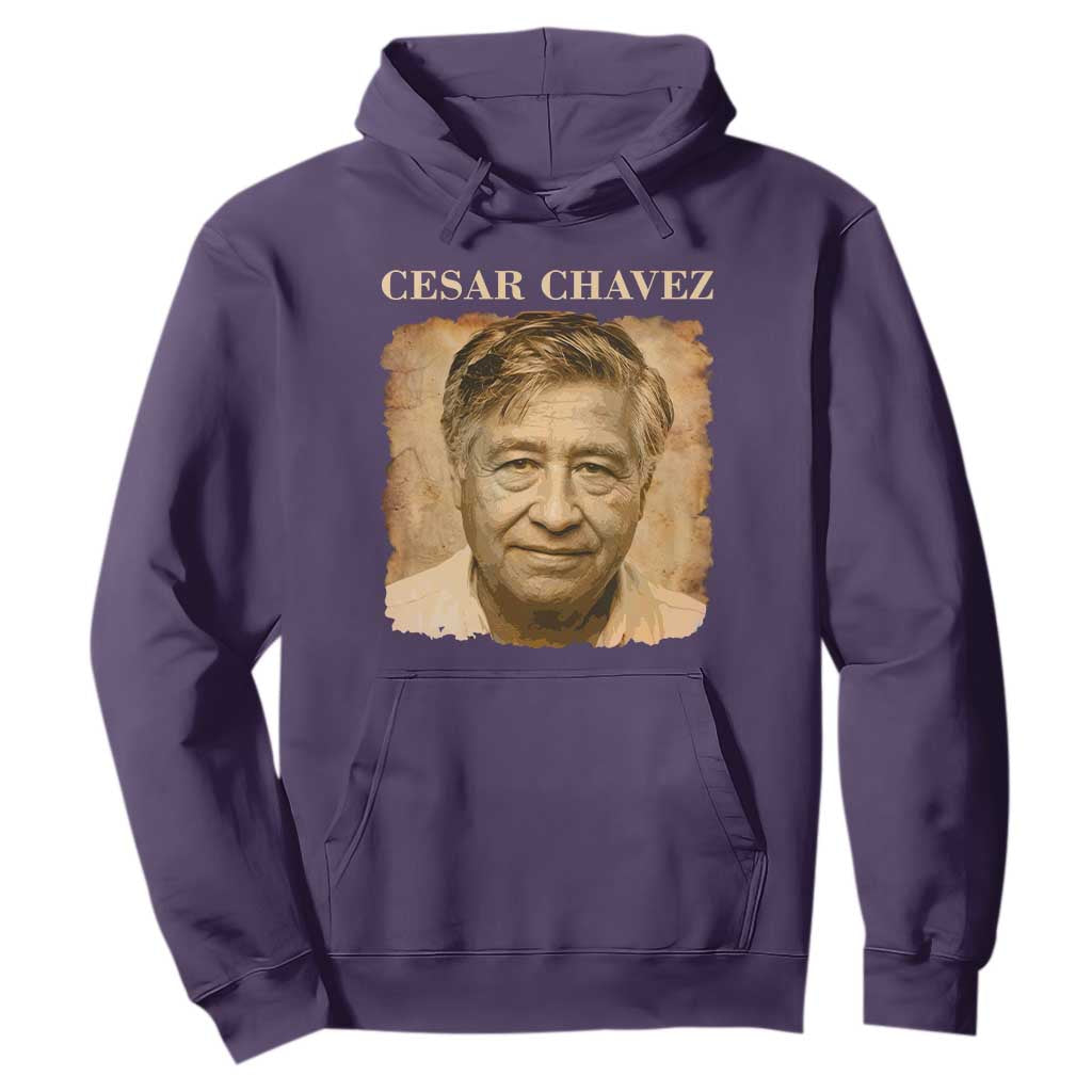Cesar Chavez Hoodie Mexican American Pride Latino Heritage TS14 Purple Print Your Wear