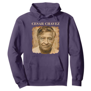 Cesar Chavez Hoodie Mexican American Pride Latino Heritage TS14 Purple Print Your Wear