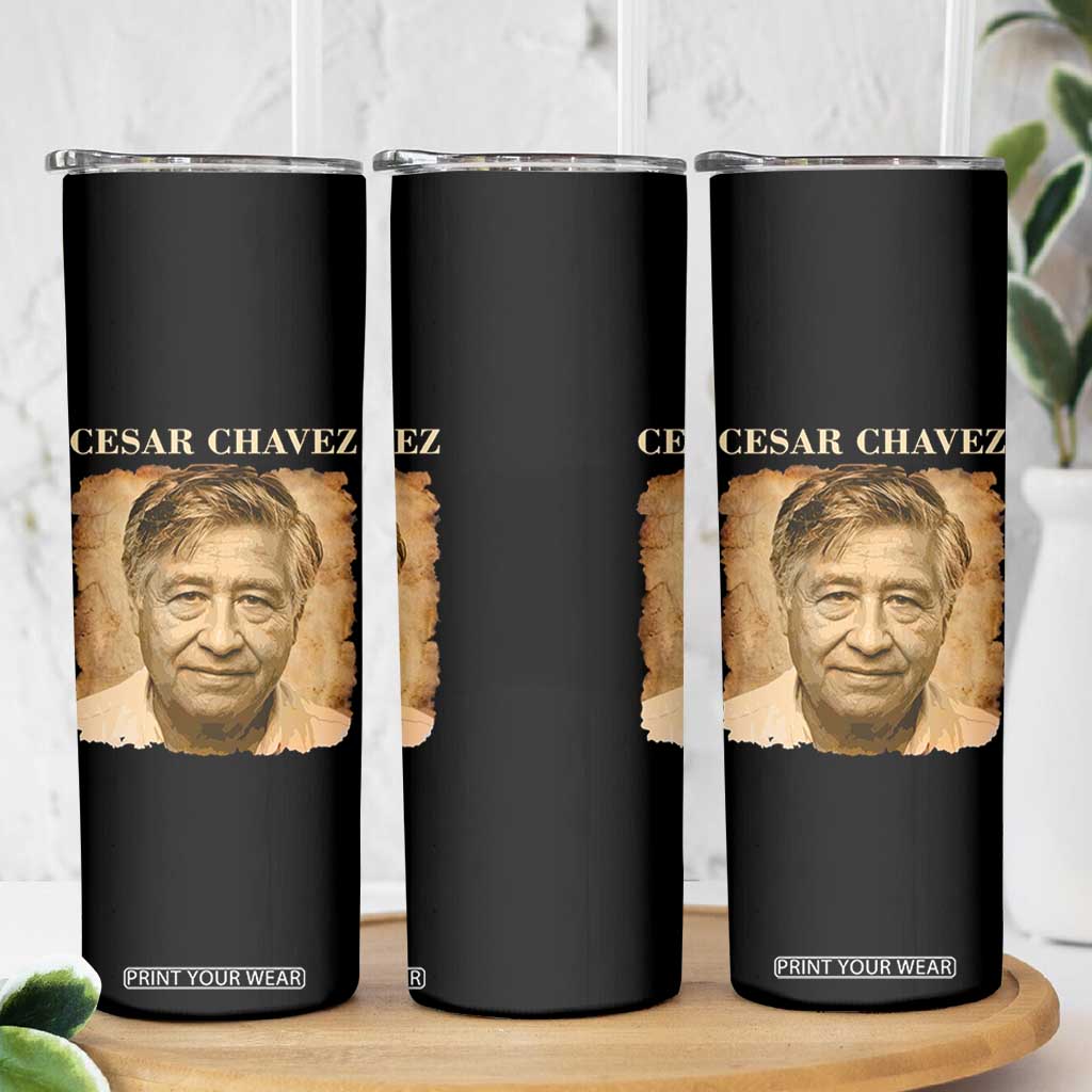 Cesar Chavez Skinny Tumbler Mexican American Pride Latino Heritage TS14 Print Your Wear