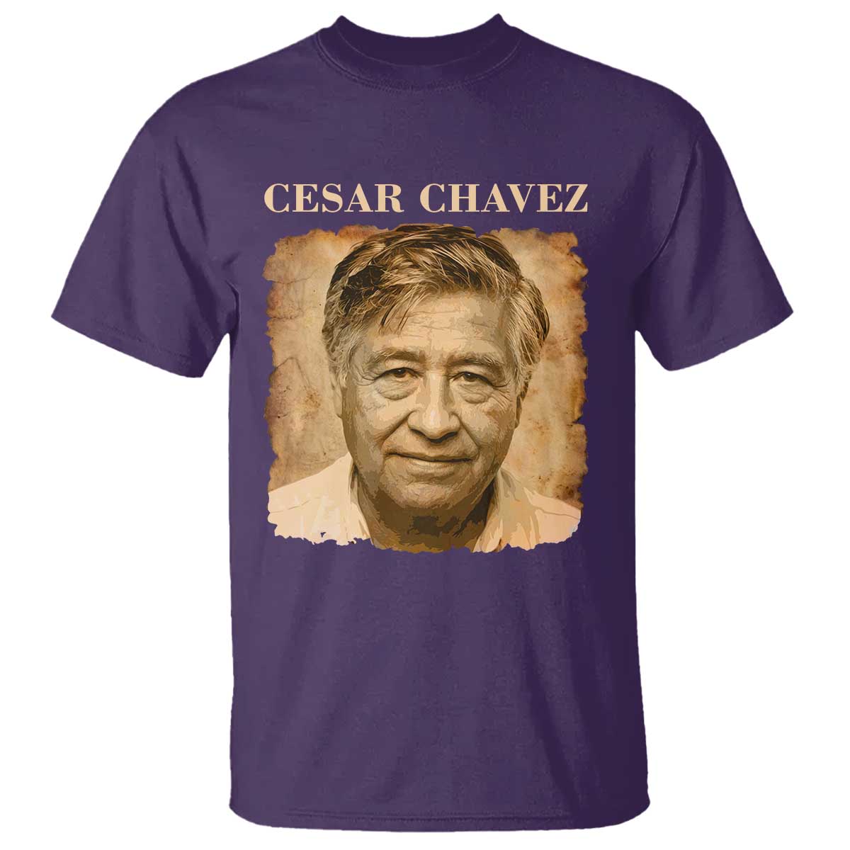 Cesar Chavez T Shirt Mexican American Pride Latino Heritage TS14 Purple Print Your Wear