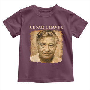 Cesar Chavez Toddler T Shirt Mexican American Pride Latino Heritage TS14 Maroon Print Your Wear
