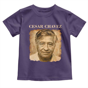 Cesar Chavez Toddler T Shirt Mexican American Pride Latino Heritage TS14 Purple Print Your Wear