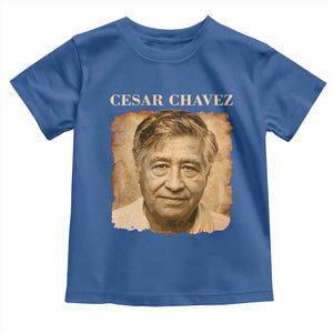 Cesar Chavez Toddler T Shirt Mexican American Pride Latino Heritage TS14 Royal Blue Print Your Wear